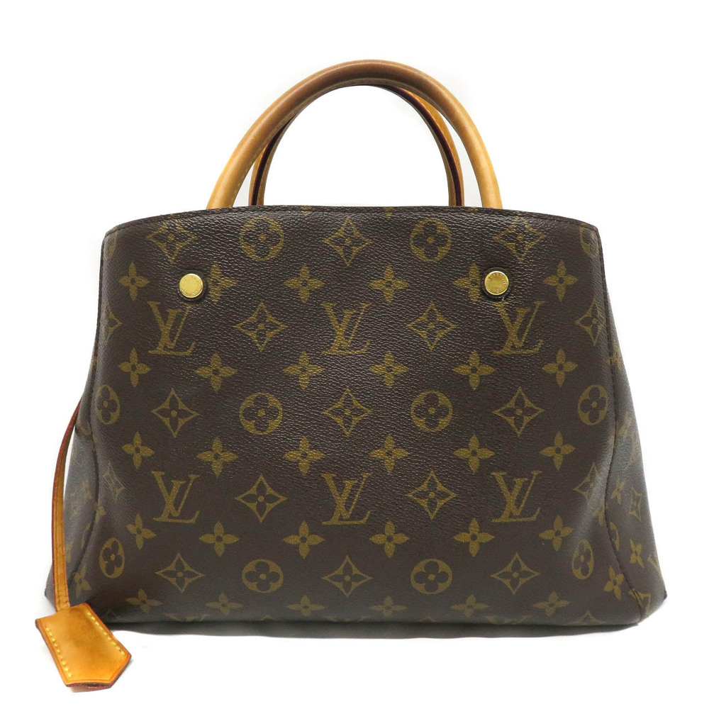 Louis Vuitton Montaigne Monogram Bag Brown